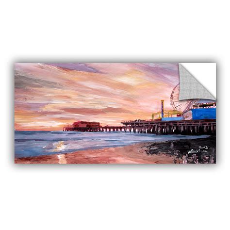 Artapeelz Santa Monica Pier At Dusk By Marcusmartina Bleichner