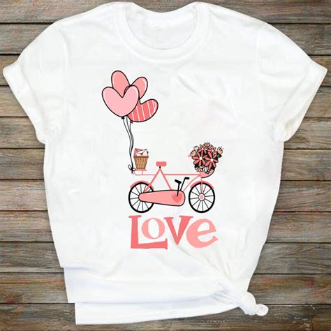 Valentines Bicycle Svg File Bicycle Sublimation File Buy T Shirt Designs