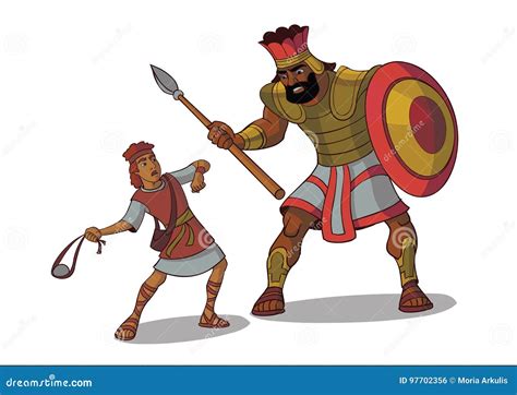 Illustration Of David And Goliath Stock Illustration Illustration Of