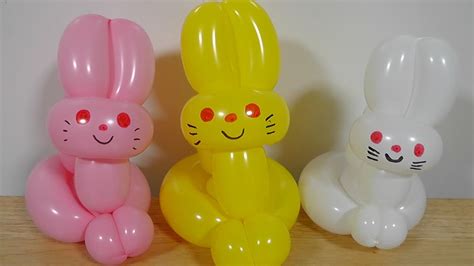 うさぎの作り方②（バルーンアート） Rabbit Balloon Twisting Youtube