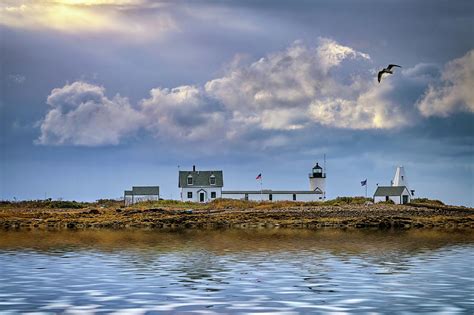 Goat Island Lighthouse Photograph By Rick Berk Pixels