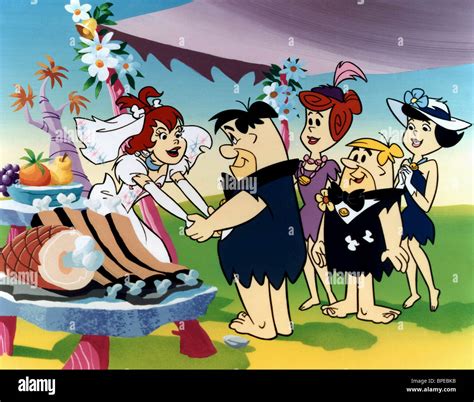 Pebbles Fred Flintstone Wilma Barney Rubble And Bett The Flintstones