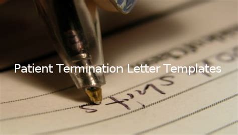 Patient Termination Letter 8 Free Word Pdf Documents Download