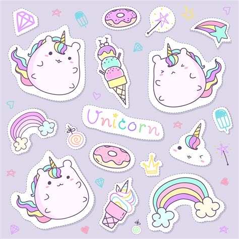 Super Cute Caticorn Sticker Pack Buy 2 Get 1 Free Buy 2 Of Our