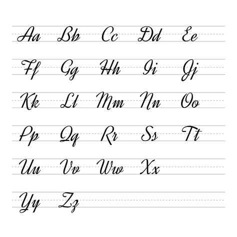 Cursive Alphabet Practice Free Cursive Writing Worksheets Printable