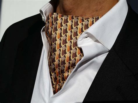 Ascots Brown Silk Ascot Tie For Sale Croom And Flood