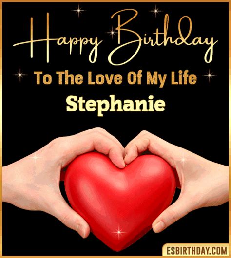 happy birthday stephanie 🎂 images animated wishes【28 s】