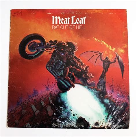 Vintage Meat Loaf Bat Out Of Hell Lp Record Vinyl Album Ex Etsy
