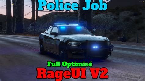 Fivem Rageui V2 Police Job Full Optimisé Youtube
