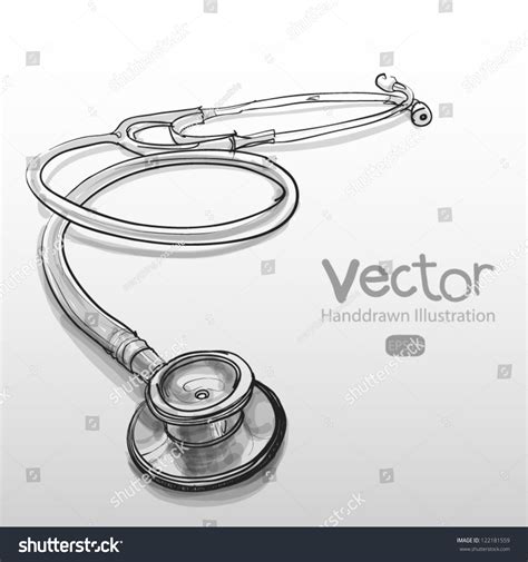 рез по запросу Stethoscope hand draw изображения стоковые фотографии и векторная