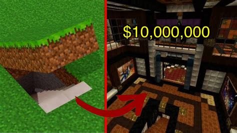 Extreme 10000000 Secret Bunker In Minecraft Youtube