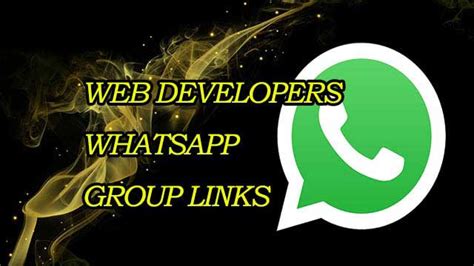 2800 New Web Developers Whatsapp Group Links 2023 Whatsapp Group Link