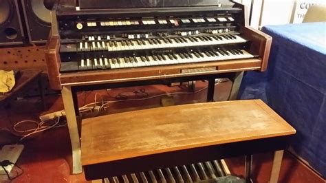Hammond X77 Tonewheel Organ Working Order But Needs Polishing In