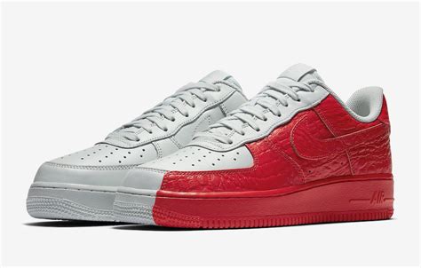 Nike Air Force 1 Low Split White Red 905345 005 Sneaker Bar Detroit