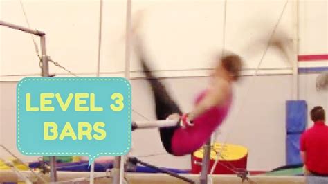 gymnastics level 3 bar routine tutorial with coach meggin youtube
