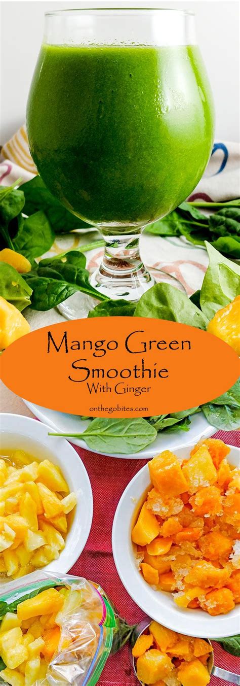 Allrecipes has more than 90 trusted mango smoothie recipes complete with ratings, reviews and tips. Easy Mango Green Smoothie Recipe - On The Go Bites ...