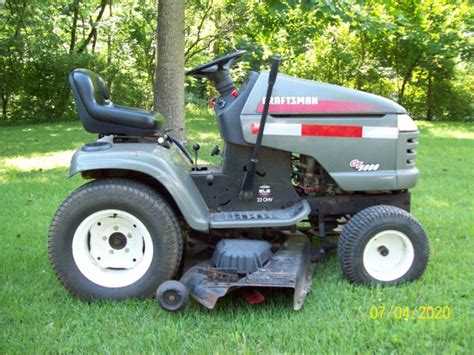Gt Craftsman Inch Deck Riding Lawn Mower Ronmowers