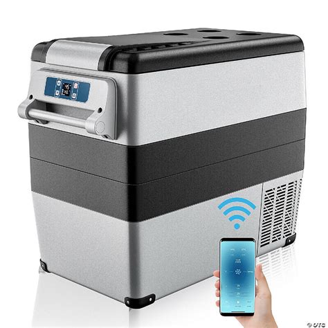 stakol 53 quarts portable electric car cooler refrigerator freezer compressor camping oriental