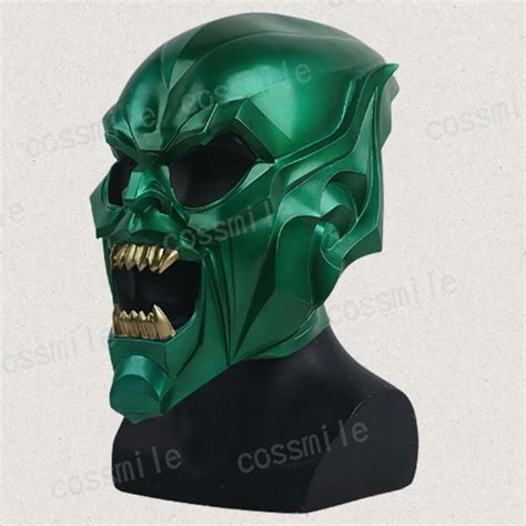 Green Goblin Helmet Spider Man No Way Home Mask Green Goblin Etsy Uk