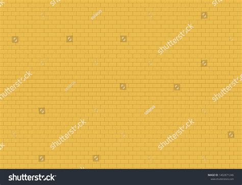 Gold Brick Wall Background Yellow Bricks Texture Seamless Pattern