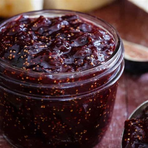 Fig Preserves Recipe Canned Fig Jam With Vanilla Bean Fig Preserves