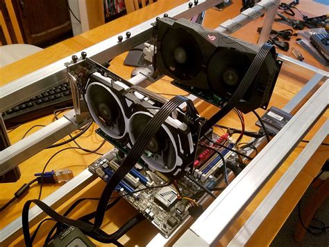 Now, you have all mining rig parts. Ethereum GPU mining rig testbed. | Ethereum mining, Rigs ...