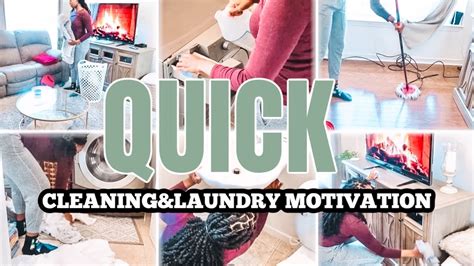2021 quick all day cleaning and laundry motivation deep clean with me 2021 laundry routine