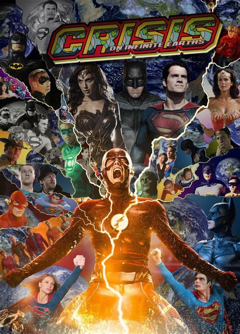 Cool Crisis On Infinite Earths Poster Is The Ultimate Live