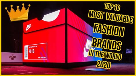 Top 10 Most Valuable Fashion Brands In The World 2020 Youtube