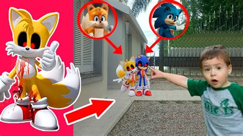 5 Tails Y Sonic Exe Reales Captados En Cámara En La Vida Real Youtube