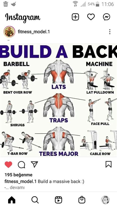 An Instagram Page With Instructions To Build A Back