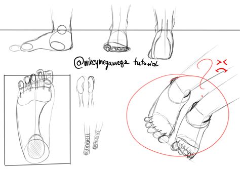 Artstation Animemanga Feet Drawing Tutorial Redone By Me Humble