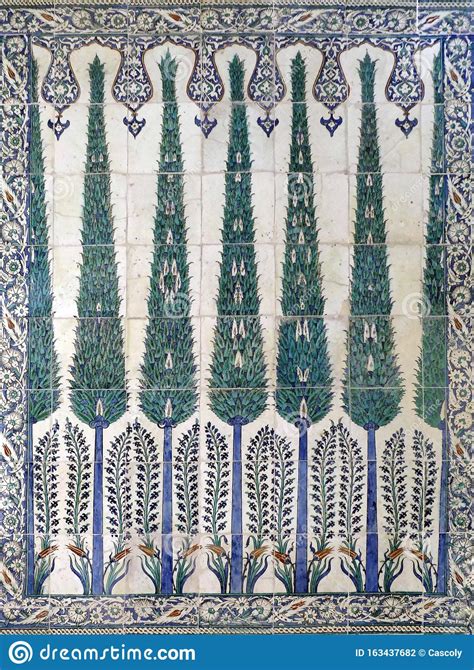 Iznik Mosaic Tiles In The Harem Stock Photo Image Of Topkapi Turkey