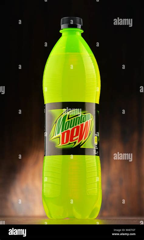 Bottle Of Mountain Dew Soft Drink Stock Photo Alamy