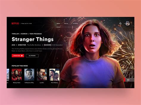 Netflix Landing Page Designs Themes Templates And Downloadable