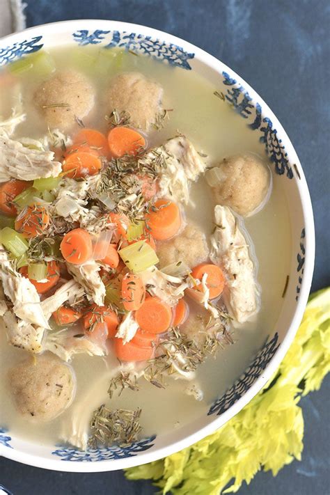 I used white rice flour which isn't super fine. Healthy Chicken Dumpling Soup! Gluten Free dumplings ...