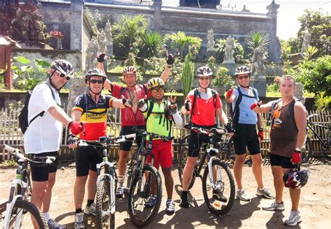 Mountain Biking Through Rice Paddies And Local Villages Villa Bossi Bali