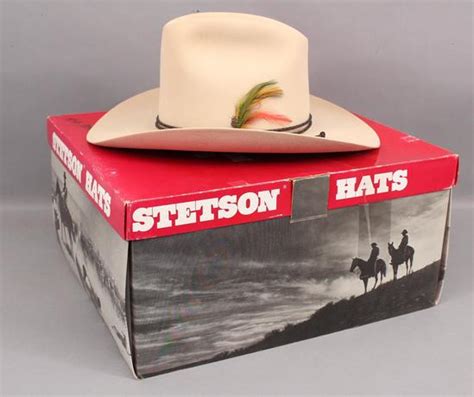 Vintage 5x John B Stetson Beaver Fur Felt Dillion Cowboy Hat Original