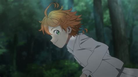 Norman, seized by a terrible fit of coughing, spits up blood. The Promised Neverland Season One Review | Otaku Dome ...