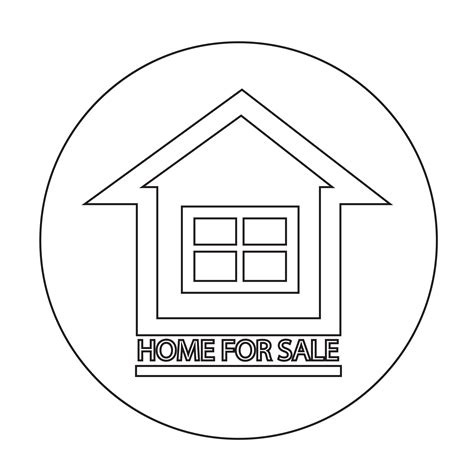 Home For Sale Icon 575129 Vector Art At Vecteezy