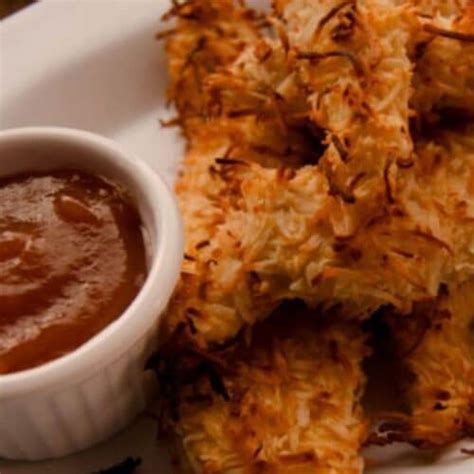 Coconut Crusted Chicken Strips Recipe Paleo Leap