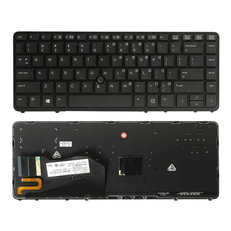 New Genuine Hp Elitebook 840 G1 850 G1 Us Backlit Keyboard With Frame