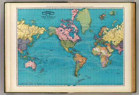 World Mercators Projection David Rumsey Historical Map Collection