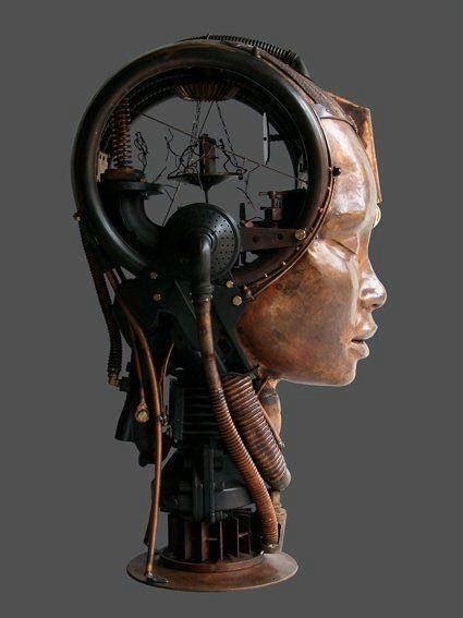 Geek Art Gallery Sculpture Pierre Matters Steampunk