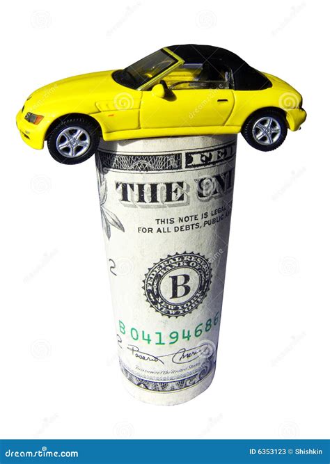 Car On Dollar Stock Image Image Of Fund Currency Finance 6353123