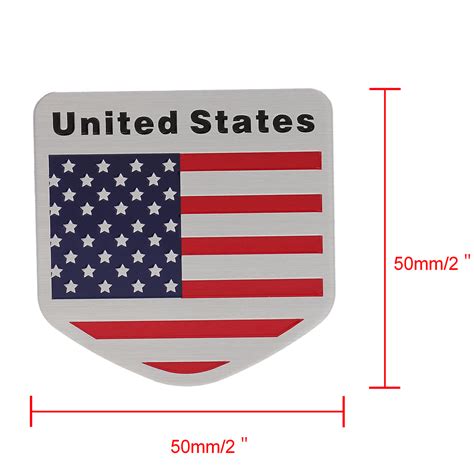 3d Car United States Flag Style Stickers Badge Sticker Decal For Car