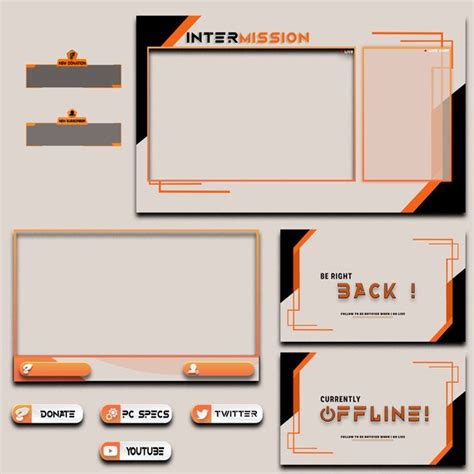 Clean Stream Overlays For Twitch Or Youtube Or Facebook Gaming Etsy