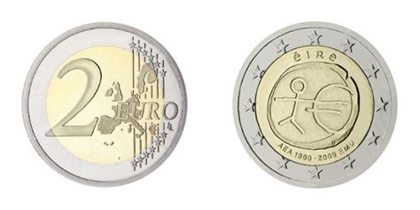 2 Euro Emu 10th Anniversary 2009 Ireland Coins