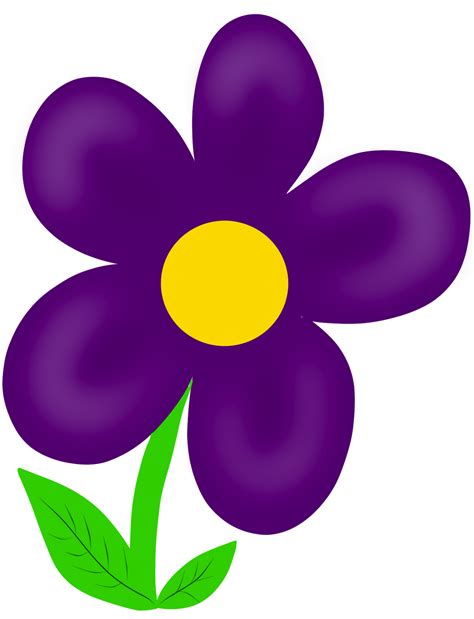 Free Purple Flower Clipart Download Free Purple Flower Clipart Png