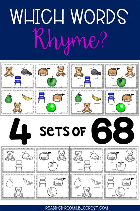 Which Words Rhymerhyming Pairs Is A Great Activity To Introduce And